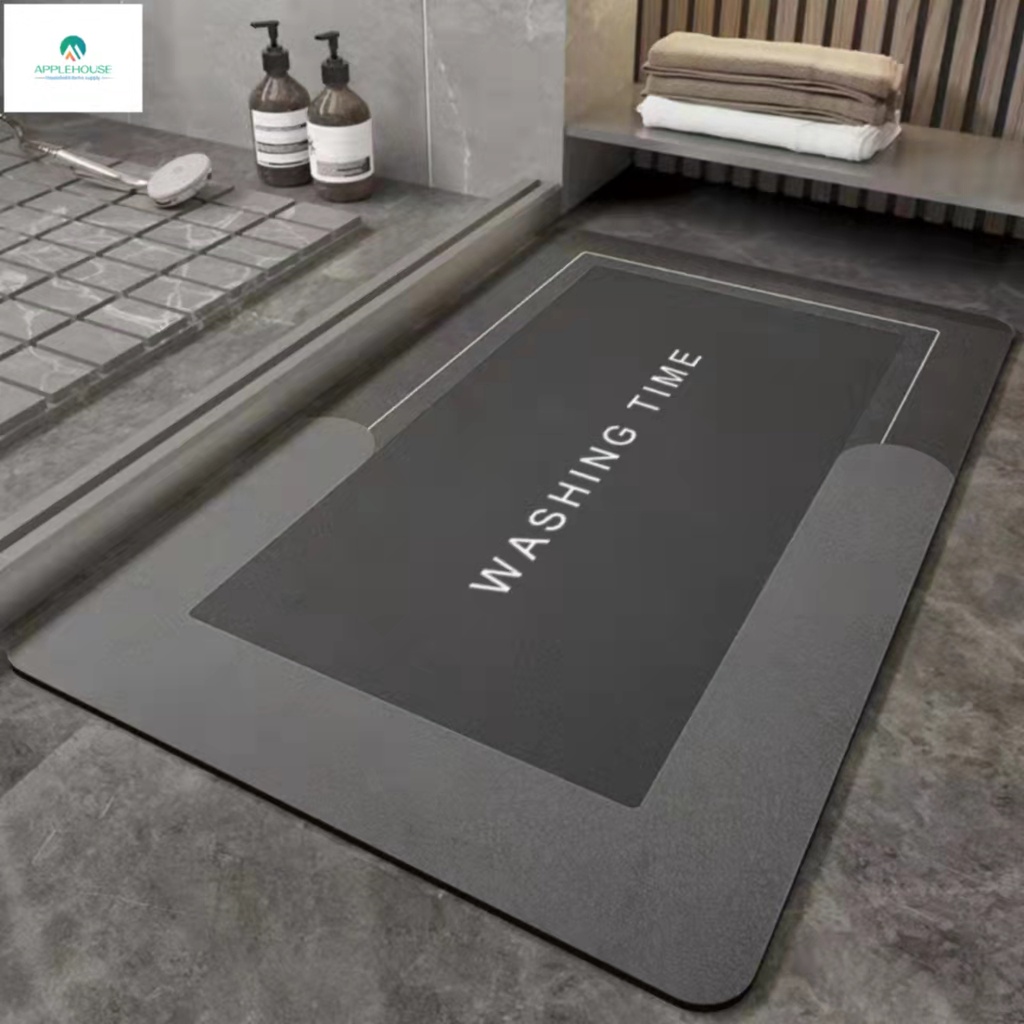 Diatom Ooze Bathroom Absorbent Floor Mat Toilet Special NonSlip Quick