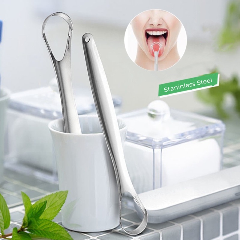 304 Stainless steel tongue scraper tongue coating cleaner tongue