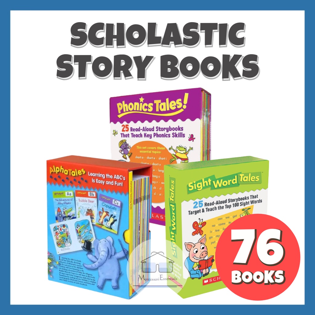 [CLEARANCE] Scholastic Tales Alphatales, Phonics Tales, Sight Word
