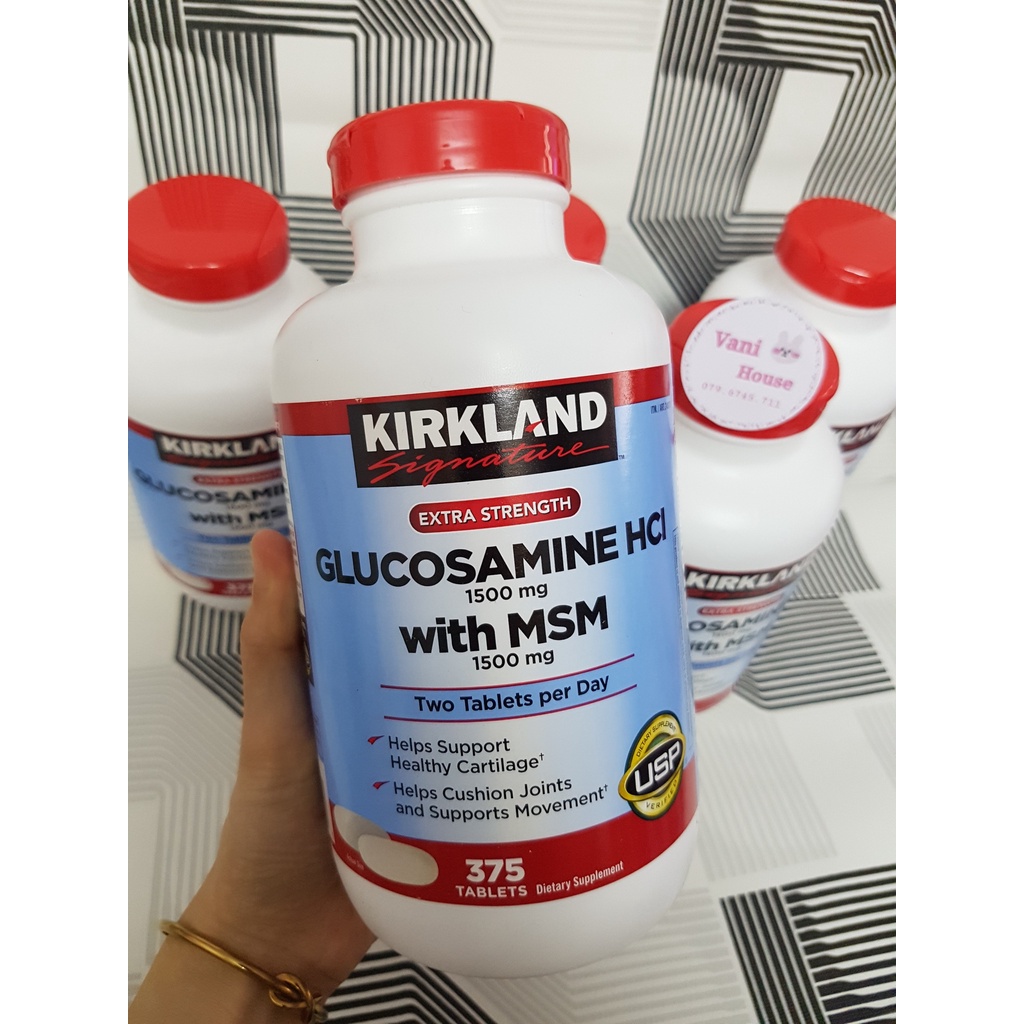 Kirkland Glucosamine HCL 1500mg (375 capsules) Shopee Singapore