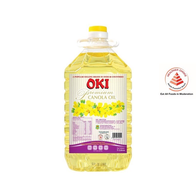 Oki Premium Canola Oil 5Ltr (Halal) Shopee Singapore