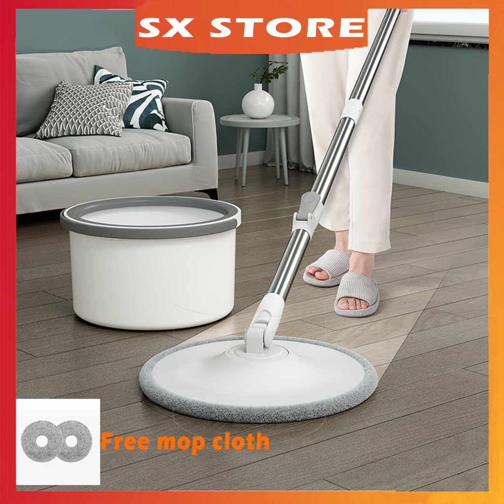 Floor Cleaning Spin Mop With Spinner and Bucket Tornado Mop Rotating Household Wet Shopee