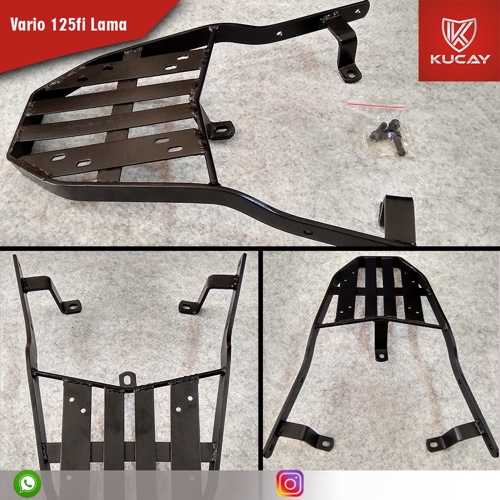 Kucay Static Motorcycle Top Box Brackets For Honda Vario 125 FI Old