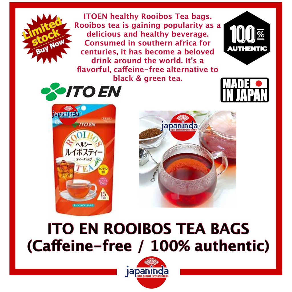 ITO EN Rooibos Tea Bags (15 Tea bags Made in Japan Shopee Singapore