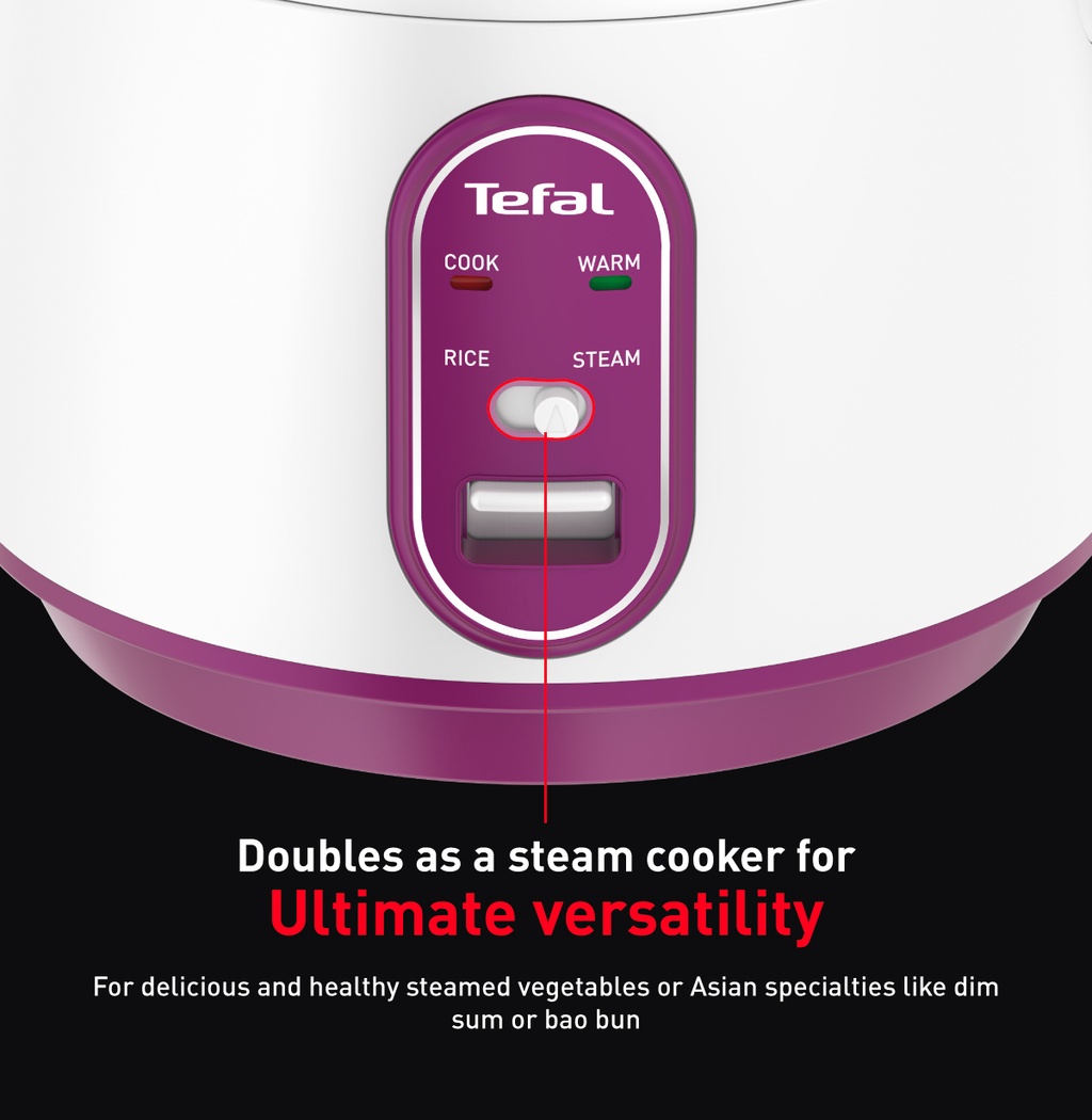 Tefal Mechanical Mini Compact Rice Cooker 0.7L RK2241 2mm NonStick