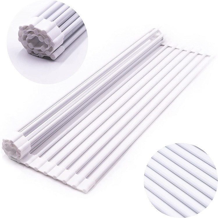 Modern Silicone Fold Dish Drying Rack Roll Up Dish Drying Rack Shopee