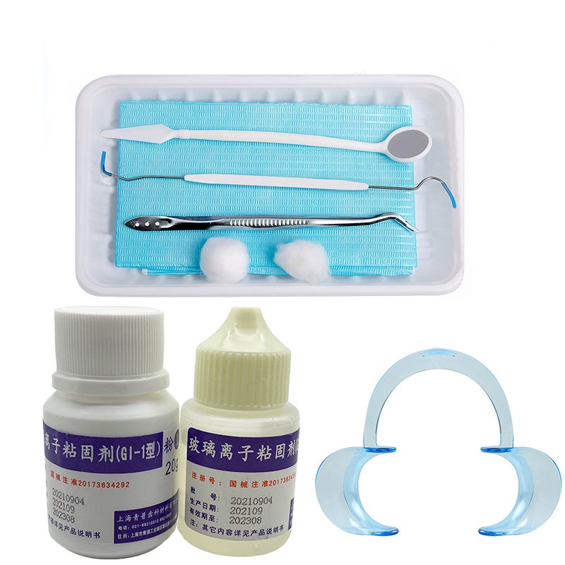 Dental Glass Ionomer Cement (GIC) Qingpu Glass Ion Binding Agent Tooth