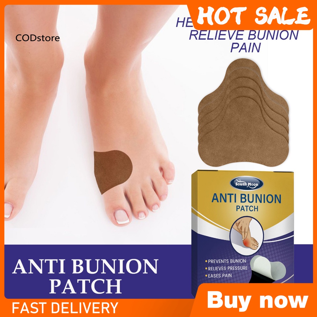 KDCOD* 5Pcs/Box Antibunion Patch Relieve Thumb Valgus Sticker