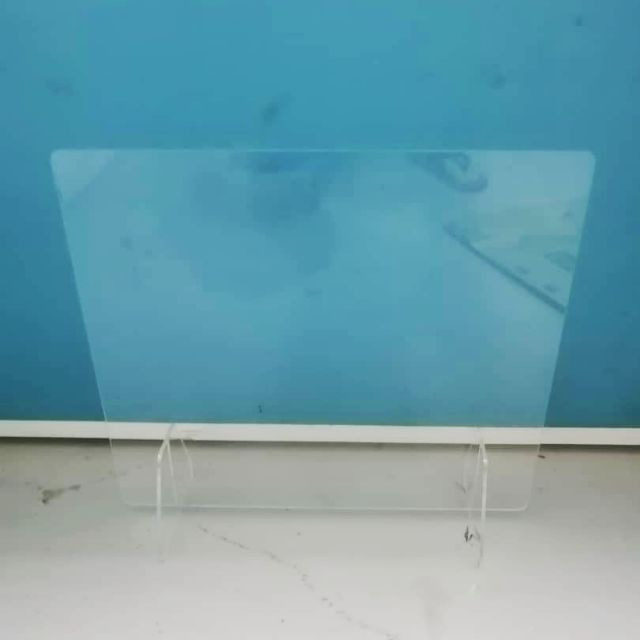 Portable Acrylic table divider (transparent) Shopee Singapore