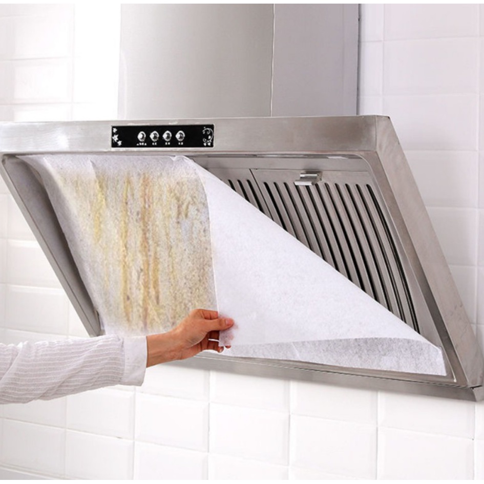 Kitchen Hood Oil Filter Paper Disposable Range Hood Grease Anti Oil