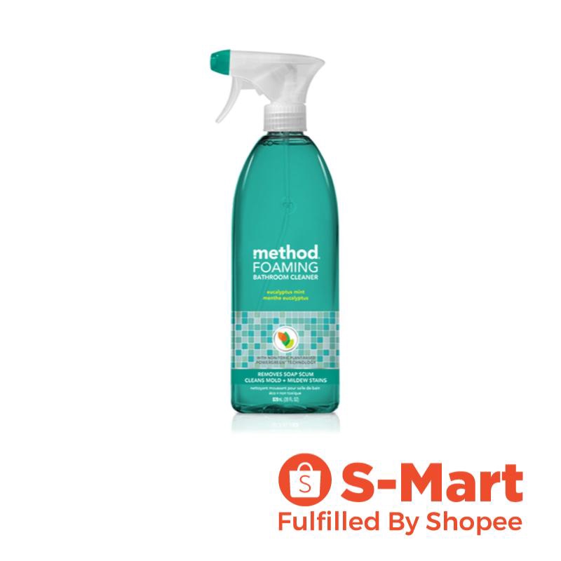 Method Foaming Bathroom Cleaner Eucalyptus Mint 828ml Shopee Singapore