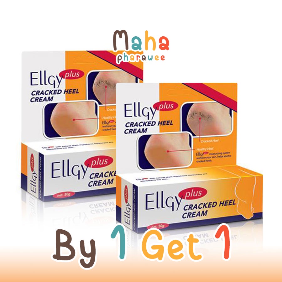 Buy 1 get 1 free Ellgy Plus Crack Heel Cream 50 g. Algie Plus Crackheel