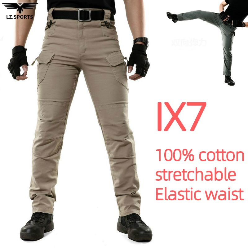 Cargo pants men hiking pants IX7 II tactical pants strecheable men's
