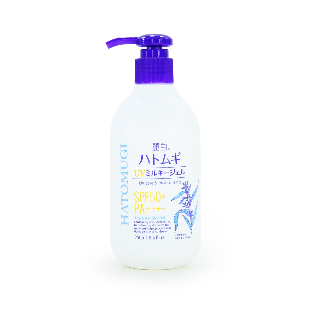 Hatomugi Sunscreen, Moisturizing And Brightening Body Lotion SPF50 + PA
