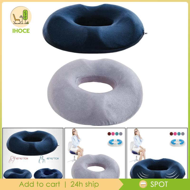 [Ihoce] Donut Pillow Relieve Tailbone Pressure Hemorrhoid Seat Cushion