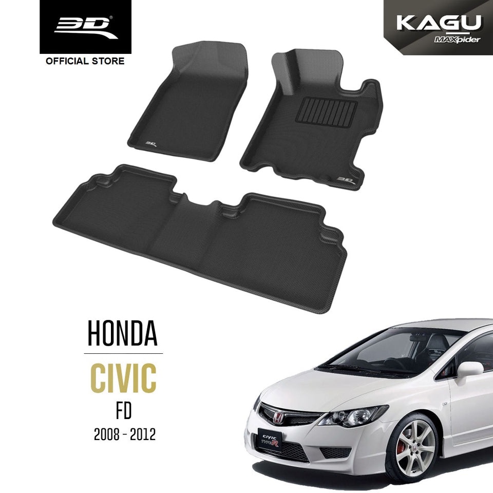 3D KAGU Car Mat Honda Civic FD (2005 2012) Shopee Singapore