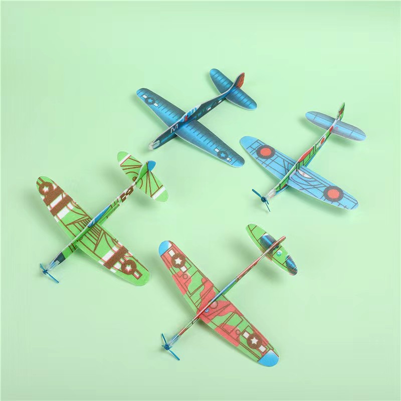 Foam hand throw airplane diy assembled airplane model children's toy Shopee Singapore