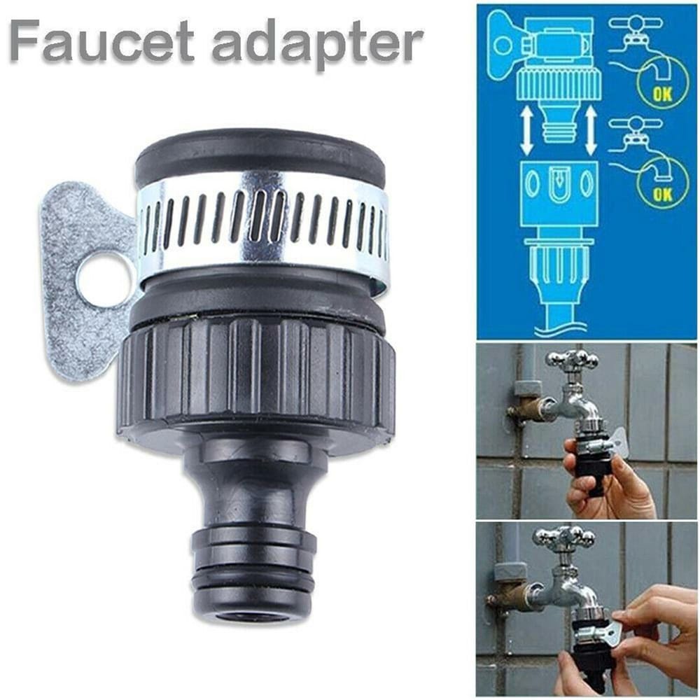 Universal Water Faucet Tap Mixer Connector Adapter For Garden Hose, Car