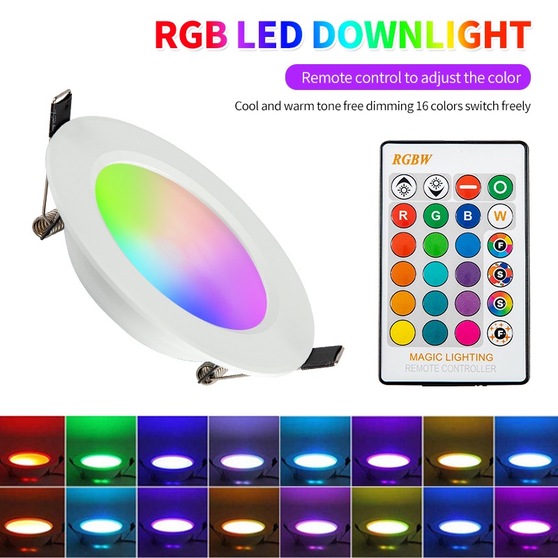 Color Changing Led Recessed Ceiling Lights Shelly Lighting