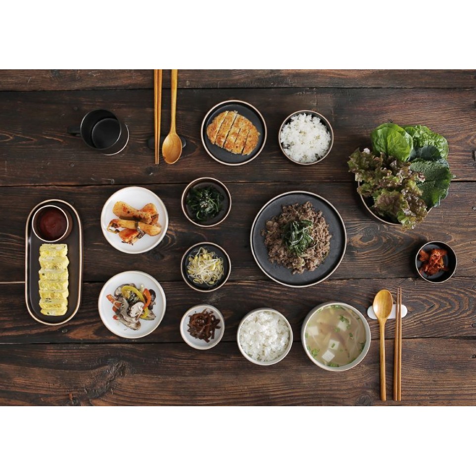 [Made in Korea] Korea dinner ware 13pcs plate bowl sets 4 color