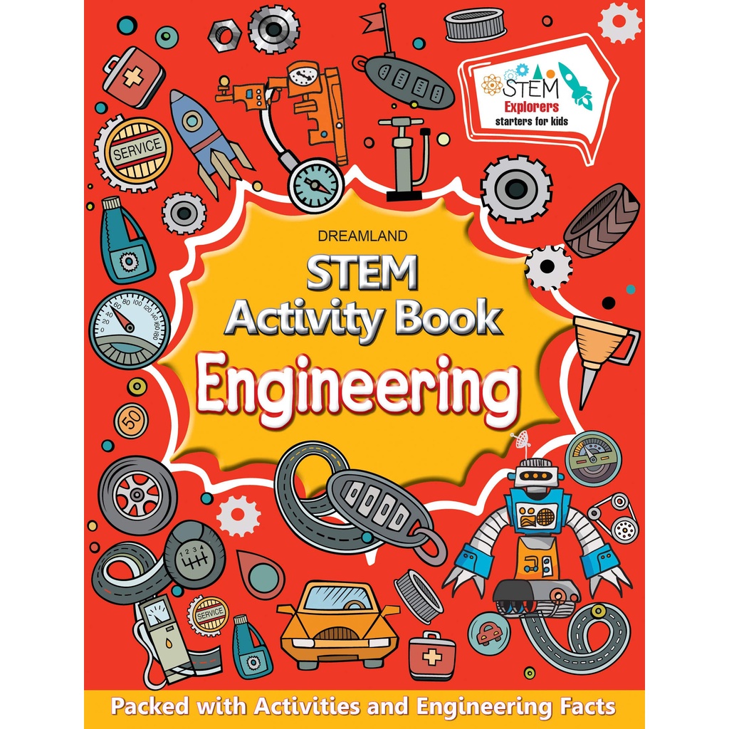Activity book/Engineering STEM Activity Book for Children Age 612