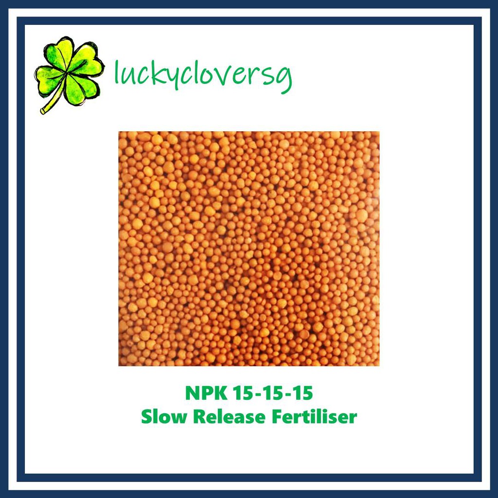 NPK 151515 Slow Release Fertiliser / Fertilizer / Basket / Baskets Shopee Singapore