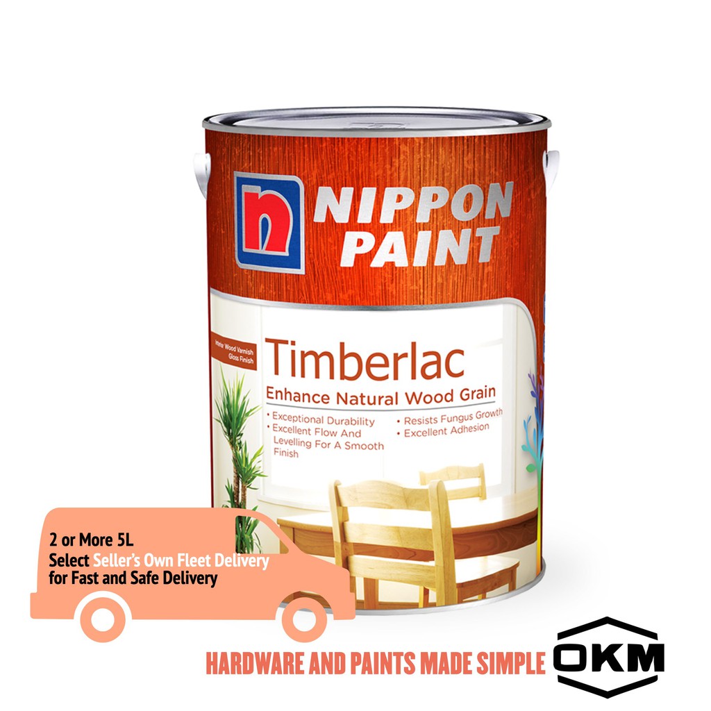 Timberlac Wood Varnish Nippon Paint Shopee Singapore