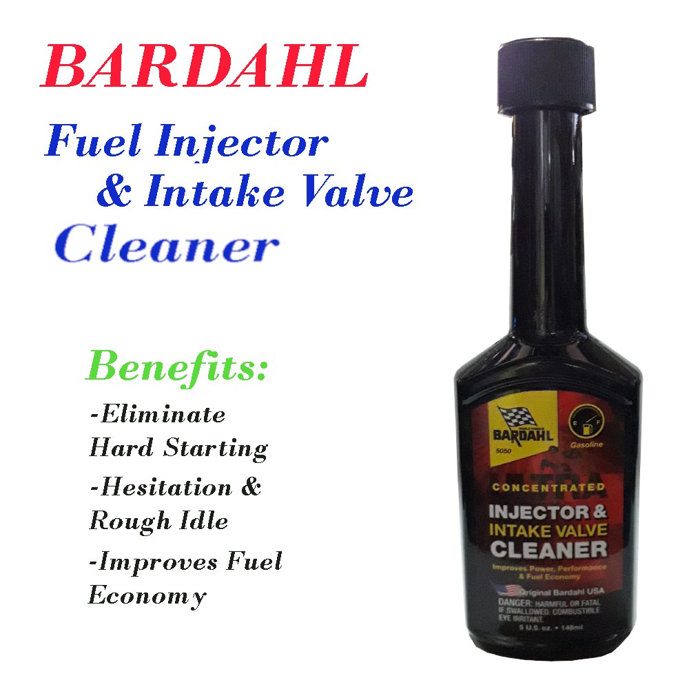 BARDAHL Ultra Concentrated Fuel Injector & Intake Valve Cleaner For