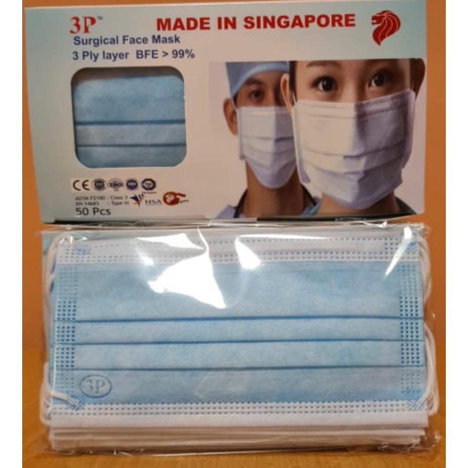 SINGAPORE 3P Surgical MaskBFE 99 Shopee Singapore