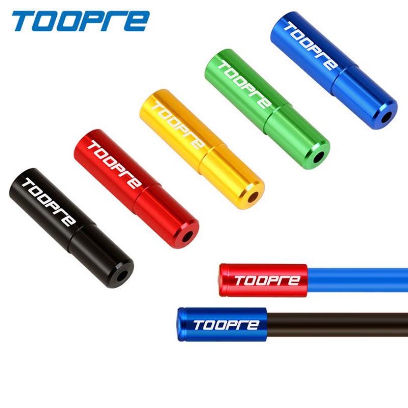 TOOPRE 5 Pcs MTB Road Bike Brake Cable End Caps Aluminum Alloy Inner