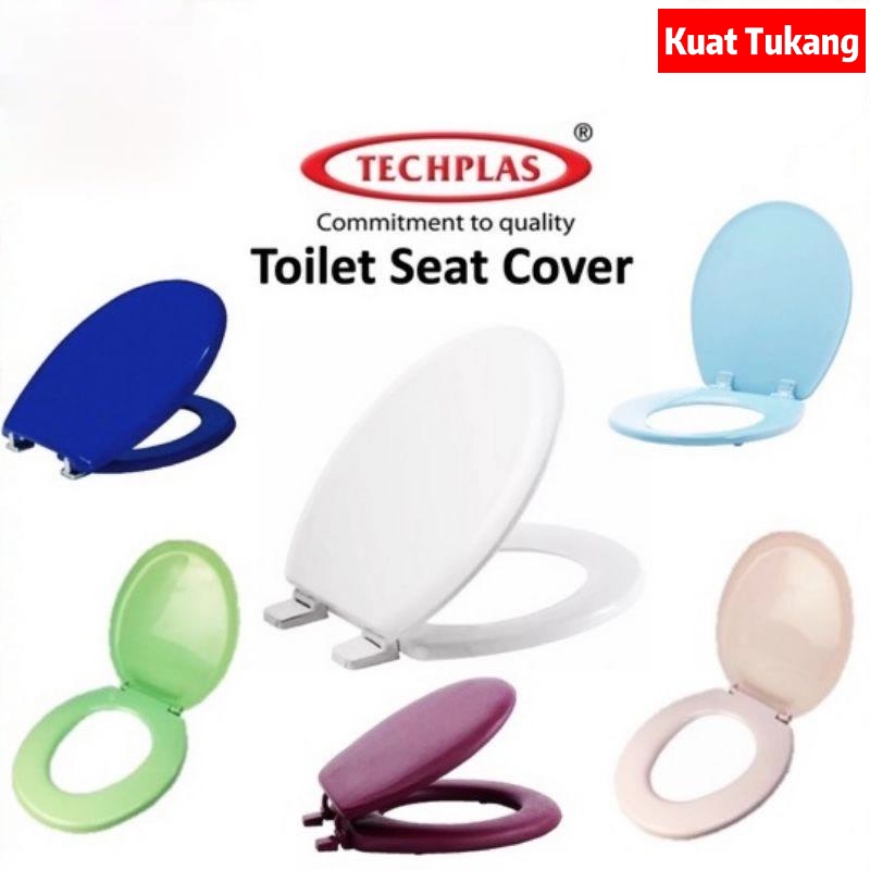 Techplas Toilet Bowl Seat Cover Light/Heavy Duty (All Colors)/Toilet