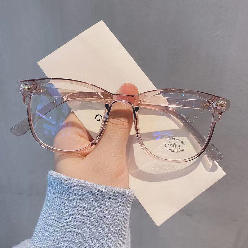 Square Spek Korean Fashion Spec Glasses transparent spectacles Frame Plastic Glass cermin mata