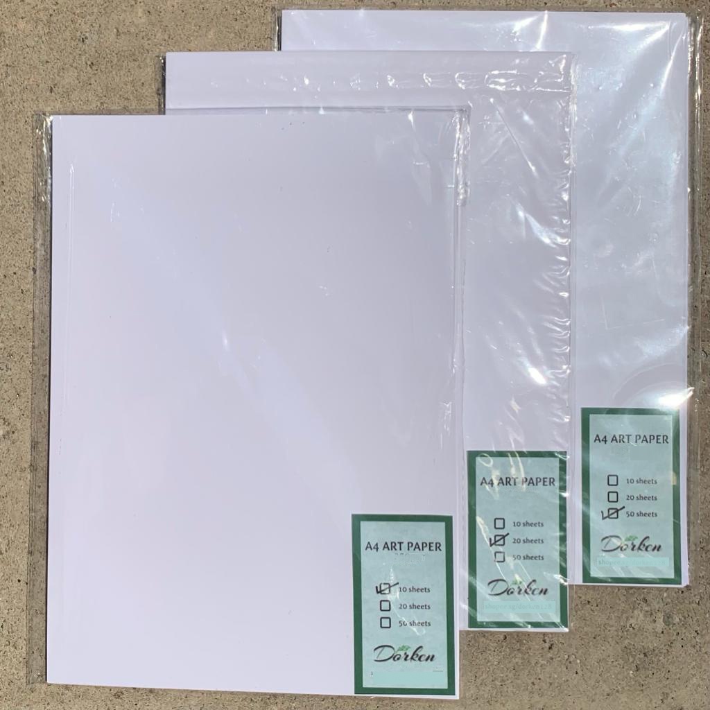 [SG Seller] A4 240gsm Paper Cardstock White Paper Thick Paper Posters Postcard