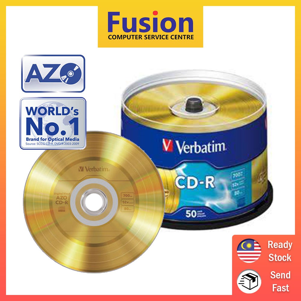 VERBATIM JAPAN AZO DYE DIGITAL VINLY CDR CDR GOLD 700 MB 80 MIN 52X
