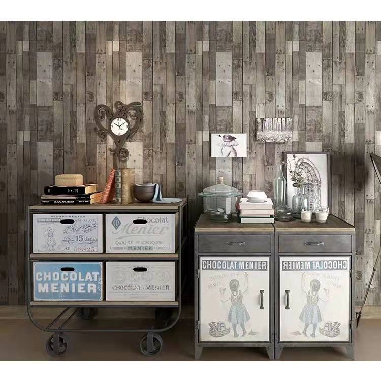 Gray Wood Peel and Stick Wallpaper Shiplap Wood Wallpaper Barnwood