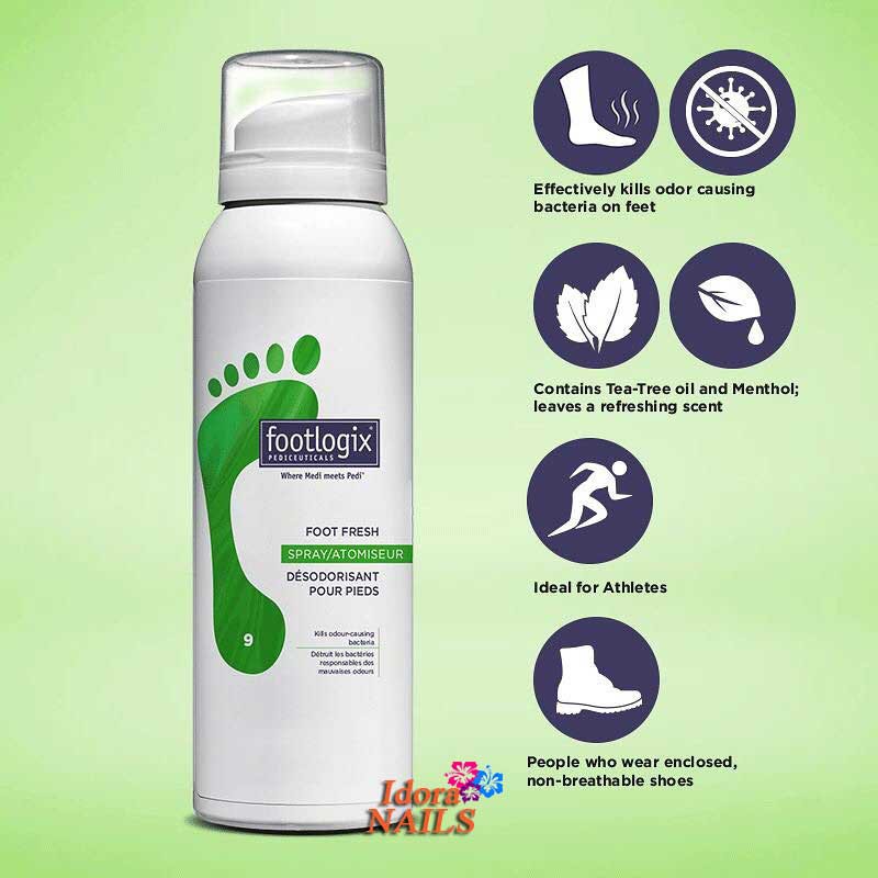 Footlogix Foot Deodorant Spray 125 mLl 100 Authentic from USA Shopee