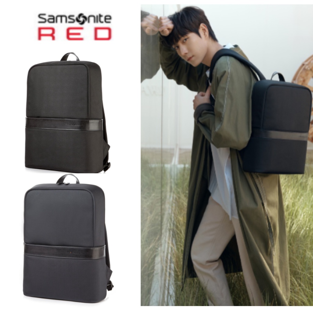 [Samsonite RED] LANSEE backpack men trend Korean business casual