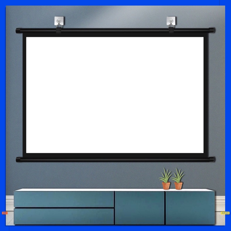 Projector Screen Portable,60/72/84/100/120 Inch 169,Polyester Outdoor