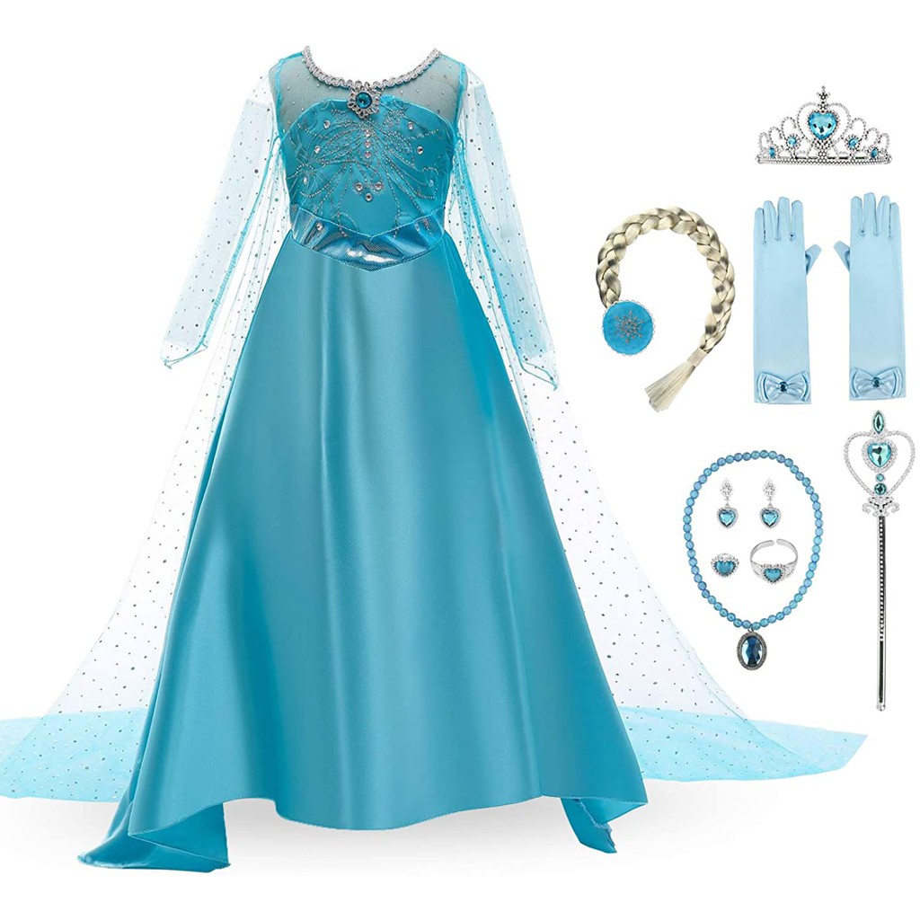 Princess elsa Dress elsa Dress elsa Dress elsa Frozen 2 Princess Frozen