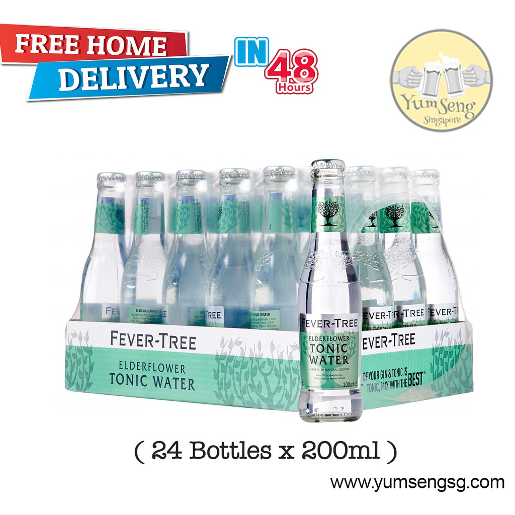 Fever Tree Elderflower Tonic Water (200ml x 24 bottles) (BBD 03/2024