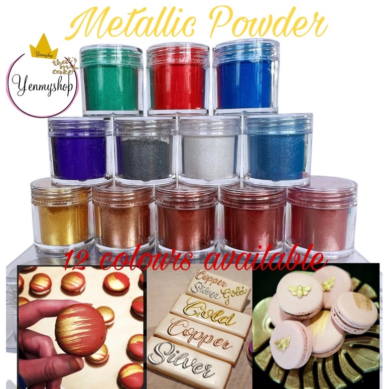 Edible Gold Luster Dust Powder Gold Powder Cake Decorating Baking Food Color Powder Food