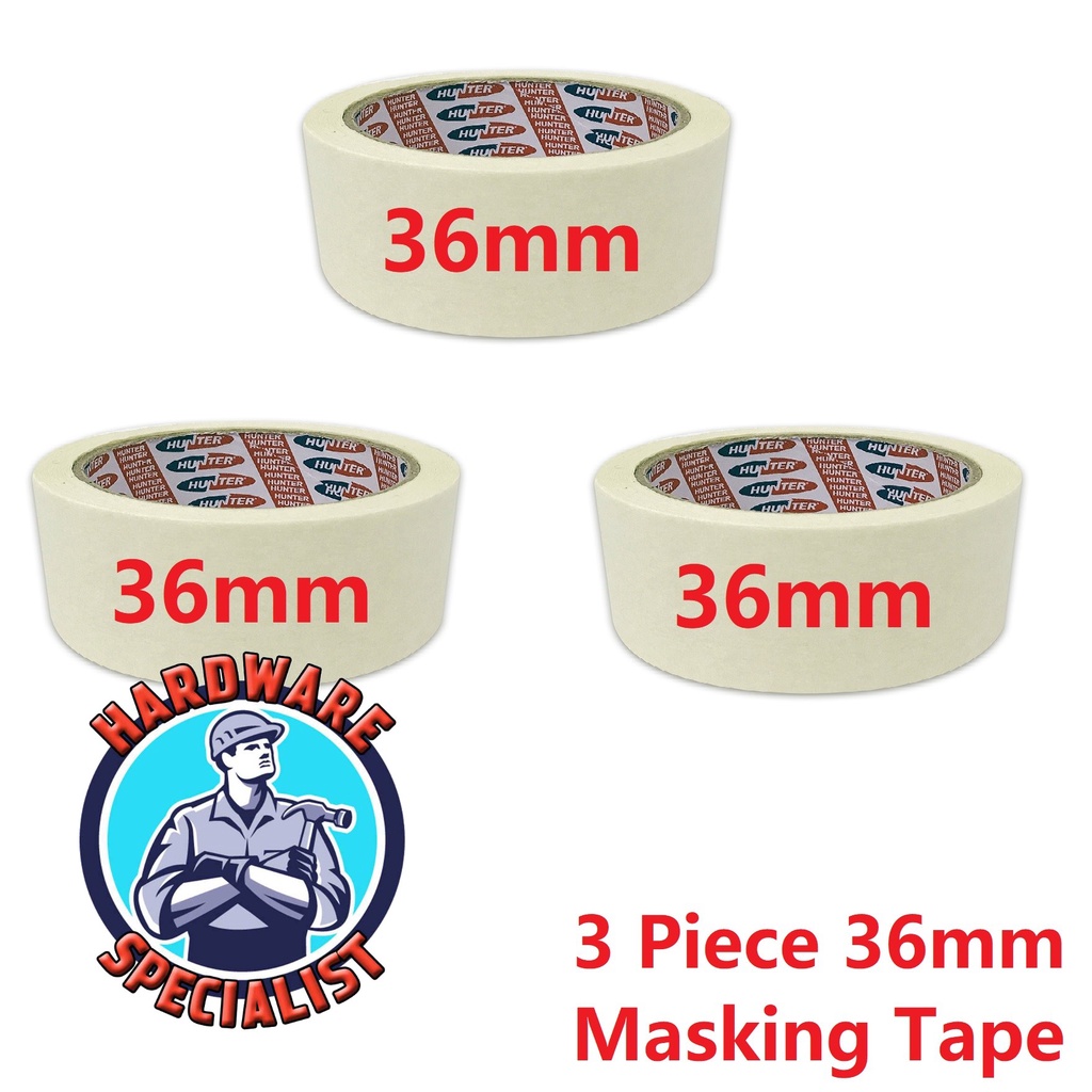 Hunter Masking Tape MT 505 (24mm / 36mm / 48mm / 72mm) Shopee Singapore