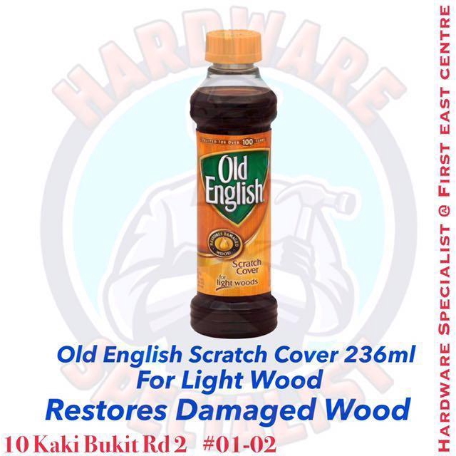 Old English Wood Furniture Scratch Cover / Scratch Remover (Protects