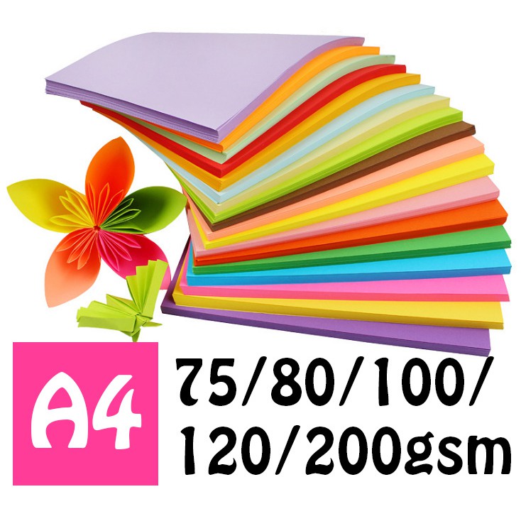 A4 Paper Best Color Paper / Colour Paper / Glitter Paper / Foil Card 75