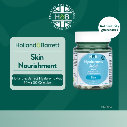Holland & Barrett Hyaluronic Acid 20mg 30 Capsules Shopee Singapore