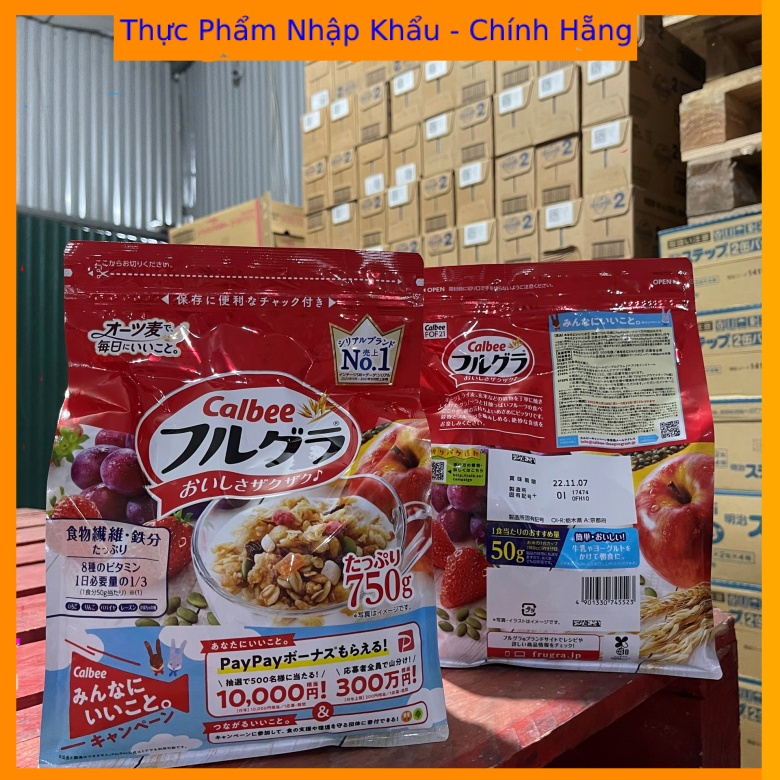 Japanese Weight Loss Diet Calbee Cereals mix Fruit Yogurt For Breakfast