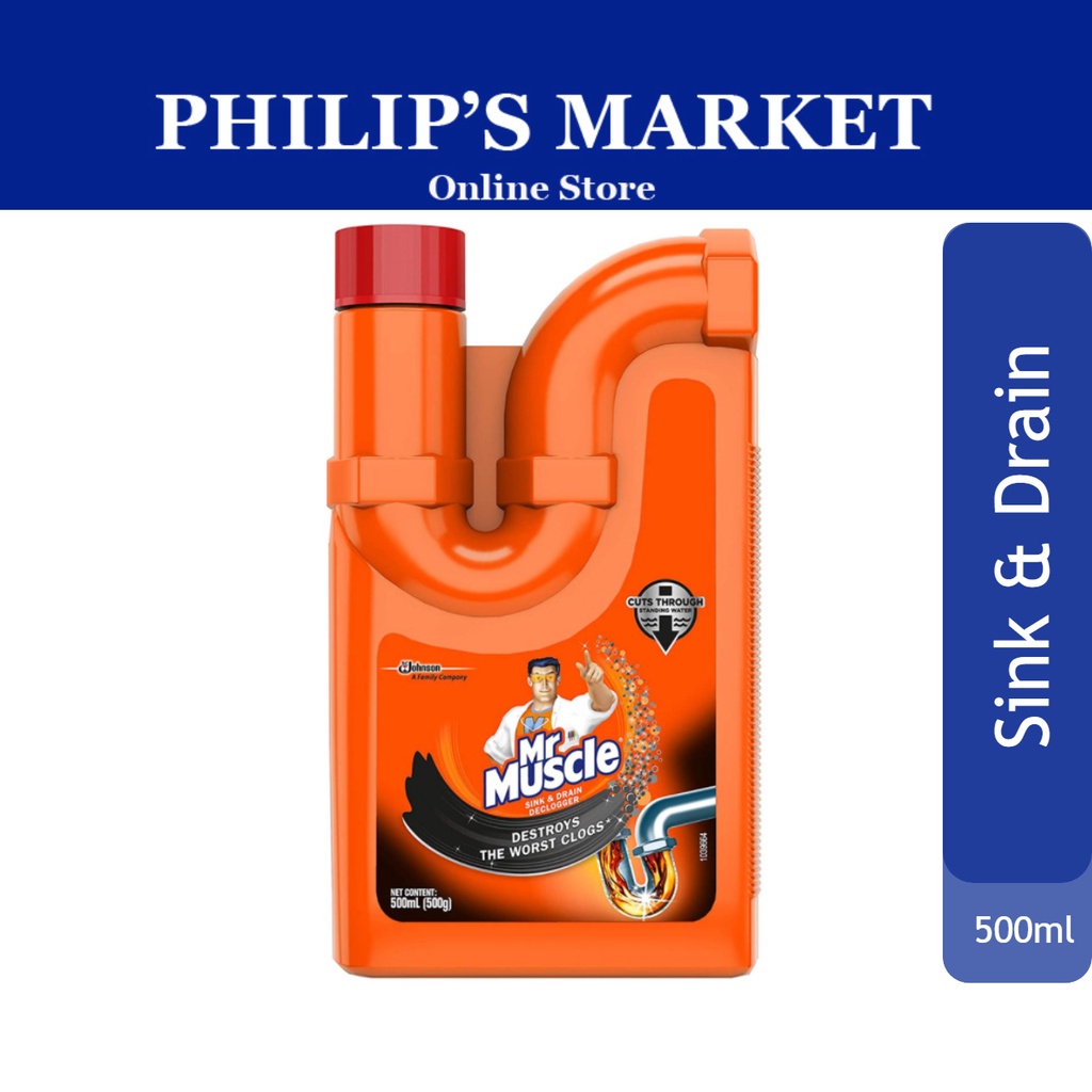 Mr Muscle Drain Declogger 500ml Shopee Singapore