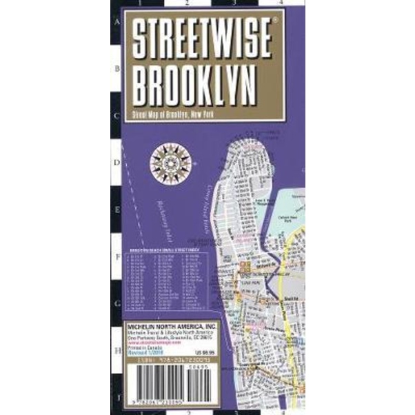 Streetwise Brooklyn Map Laminated City Center Street Map of Brooklyn