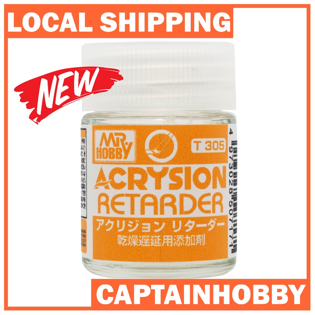 Mr. Hobby New Paint Retarder T305 For ACRYSION AQUEOUS acrylic water