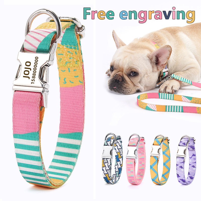 Custom Pet Collars Personalized Dog Collars Small and Medium Dogs and